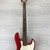 Used Squier AFFINITY JAZZ BASS J Type Bass Guitar Red 4-String 41124-S000213729 View 2