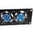 Used Rockville RRF4 Rack Mount Cooling System 4-Fan Rack Fan w/ Temperature Display 40090-S000085473 View 4