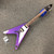 Used Epiphone KIRK HAMMETT 79 FLYING V Electric Guitar Purple 6-String 40111-S000196606 View 4
