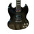 Used Gibson SG MODERN TRANS BLACK  SG Type Electric Guitar Silver Burst 6-String 40009-S000317290 View 2