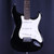 Used Squier STRAT AFFINITY GUITAR S Type Electric Guitar Black 6-String 41140-S000140486 View 1