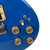 Used Aria Pro CARDINAL SERIES CS-350 Double Cut Electric Guitar Blue 6-String 41120-S000039001 View 3