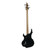 Used LTD F-204 SATIN Modern Metal Electric Guitar Black 6-String 41120-S000039009 View 5