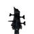 Used LTD F-4 BLACK METAL Modern Metal Bass Guitar Black 4-String 41120-S000039014 View 5