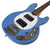 Used Sterling by Music Man StingRay HH 4-String Electric Bass Guitar - Blue 40090-S000085514 View 3