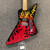 Used Hondo 781 EXPLORER TYPE Pointy Electric Guitar Custom Graphics 6-String 40111-S000196710 View 2
