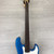 Used Lotus FRETLESS JAZZ BASS J Type Bass Guitar Blue 4-String 41124-S000213978 View 2