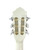Used Ortega R121 3/4 Classical Acoustic Guitar White w/Bag 41115-S000118975 View 6