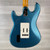 Used Ernie Ball Music Man Cutlass SSS Electric Guitar - Blue - Case Included 40112-S000184585 View 22