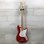 Used Squier Affinity Bronco Bass Guitar Red 40051-S000120142 View 2