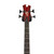 Used Tobias TOBY PRO Modern Metal Bass Guitar Red 4-String View 2