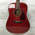 Used Fender DG22S Laminate Top Acoustic Guitar Red 40051-S000120170 View 1
