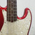 Used Squier 4 STRING JAZZ BASS J Type Bass Guitar Red 4-String 40042-S000276792 View 6