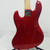 Used Squier 4 STRING JAZZ BASS J Type Bass Guitar Red 4-String 40042-S000276792 View 14