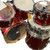 Used Pearl 6PC VISION 10/12/13/16/14 Drum Kit Red 22" Kick Drum 41136-S000158172 View 8