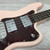 Used Squier FSR Paranormal Rascal HH SHP Bass Guitar Pink 40051-S000120275 View 6