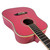 Used Oscar Schmidt OG1P-A 3/4 Size Acoustic Guitar - Pink 40090-S000085798 View 4