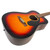 Used Fender CC-60S Concert Acoustic Guitar 3-Color Sunburst 40090-S000085807 View 3