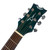 Used Dean Exotica Quilt Ash Acoustic-Electric Guitar Transparent Blue Satin 40090-S000085809 View 10