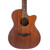 Used Dean Mahogany Acoustic-Electric Cutaway Guitar Natural 40090-S000085814 View 1