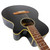 Used Ibanez AEG4JP-BK Acoustic-Electric Guitar Black 40090-S000085820 View 4