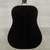 Used Epiphone Dove Studio Solid Top Acoustic Guitar Black @ Neck 40015-S000342922 View 3