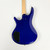 Used Ibanez GSR200 Bass Guitar Blue 4-String 41103-S000059876 View 8