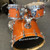 Used Ludwig ACCENT CS 5 PC Drum Shells and Hardware Orange - Snare Stand Not Included 40111-S000197068 View 1