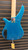 Used Yamaha RBX 170 Bass Guitar Blue 4-String 41116-S000054082 View 3