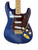 Used Fender 2015 DELUXE PLAYER STRATOCASTER MIM S Type Electric Guitar Blue 6-String 41126-S000093496 View 1