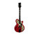 Used Italia MONDIAL Offset Double Cutaway Electric Guitar Red 6-String 41120-S000039437 View 3