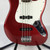 Used Squier AFFINITY JAZZ BASS J Type Bass Guitar Red 4-String 41110-S000073917 View 2