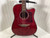 Used Keith Urban VINTAGE LTD Laminate Top Acoustic Guitar Red 40107-S000158982 View 1