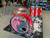 Used Ludwig 4 PC VISTALITE REISSUE  ZEP OUTFIT PINK Drum Shell Kit 41138-S000101202 View 1