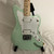 Used Squier MINI JAZZMASTER Offset Double Cutaway Electric Guitar Blue 6-String 41128-S000115912 View 1