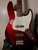 Used Fender 2002 JAZZ STANDARD MIM J Type Bass Guitar Red 4-String 41129-S000020957 View 3