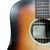 Used Martin DX2E ZIRICOTE BURST Solid Top Acoustic Guitar Sunburst 41130-S000012956 View 7