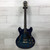 Used Oscar Schmidt OE-30DL Delta King Semi-Hollow Electric Guitar Blue 40051-S000120409 View 2