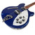 Used 2002 Rickenbacker 360 Semi-Hollow Electric Guitar - Midnight Blue 40090-S000085985 View 3