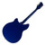 Used 2002 Rickenbacker 360 Semi-Hollow Electric Guitar - Midnight Blue 40090-S000085985 View 12