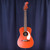 Used Fender MALIBU PLAYER Solid Top Acoustic Guitar Red 41140-S000141595 View 2
