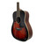 Used Yamaha FG830 Laminate Top Acoustic Guitar Sunburst 41117-S000057275 View 5