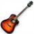 Used Fender T-BUCKET 300CE 3TS Solid Top Acoustic Guitar Wood 41130-S000012983 View 1