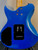 Used Washburn WI-14 Electric Guitar Blue 6-String 41129-S000021087 View 6