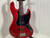 Used Squier AFFINITY J-BASS J Type Bass Guitar Red 4-String 40107-S000159165 View 2