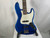 Used Squier CV L60S J BASS PPG LPB J Type Bass Guitar Blue 4-String 40012-S000318831 View 1