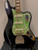 Used Squier BASS VI W/ CUSTOM PICKGUARD Bass Guitar Black 6-String 41129-S000011928 View 2