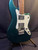 Used Squier PARANORMAL RASCAL HH Bass Guitar Blue 4-String 41137-S000108483 View 4