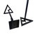 Used On-Stage Studio Monitor Speaker Stands Pair 40090-S000086085 View 2