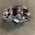 Used Gretsch HAMMERED BLACK STEEL Metal Snare Drum 14" 40111-S000197539 View 1